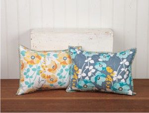 Quilted Pillow from Connecting Threads