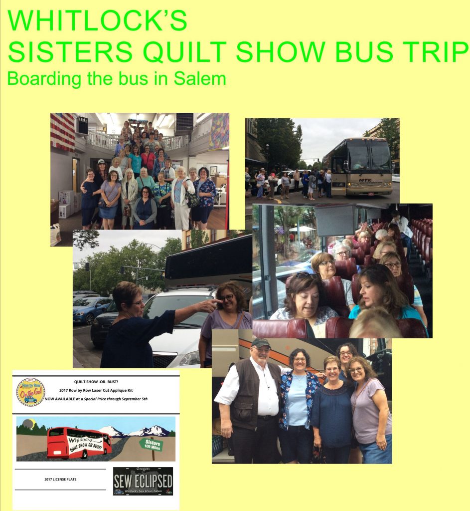 Whitlock's Sisters Quilt Show Bus Trip