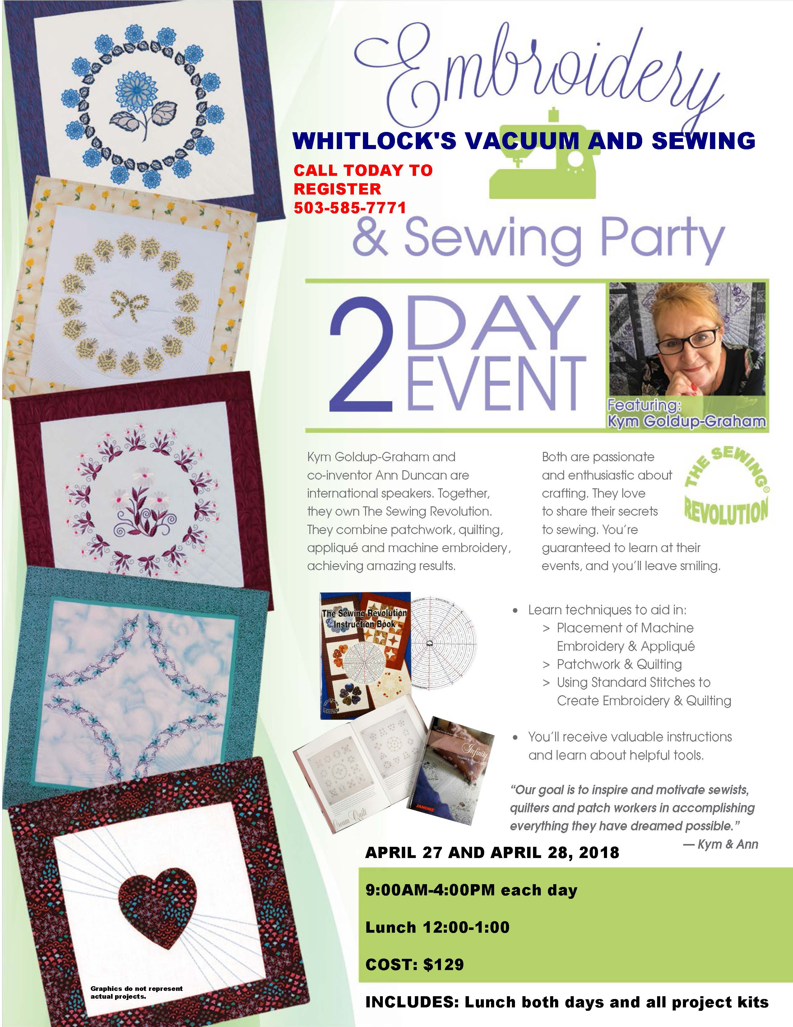 THE SEWING REVOLUTION EMBROIDERY AND SEWING PARTY