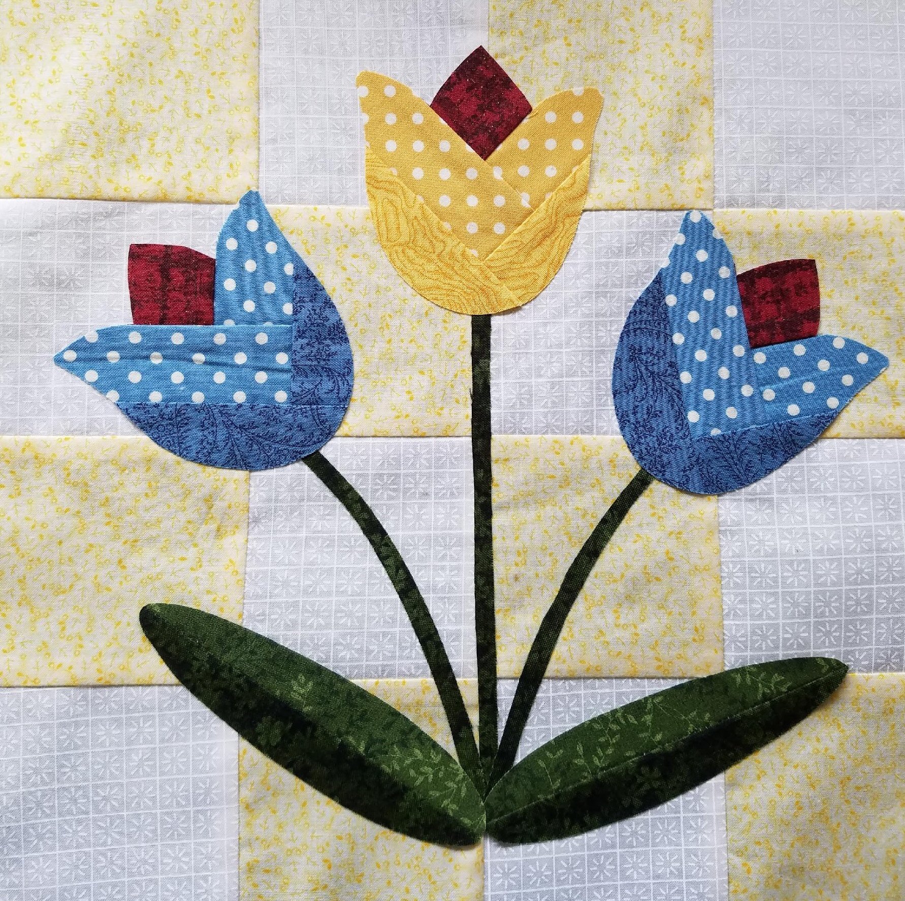 CALENDAR QUILTING-May Flowers