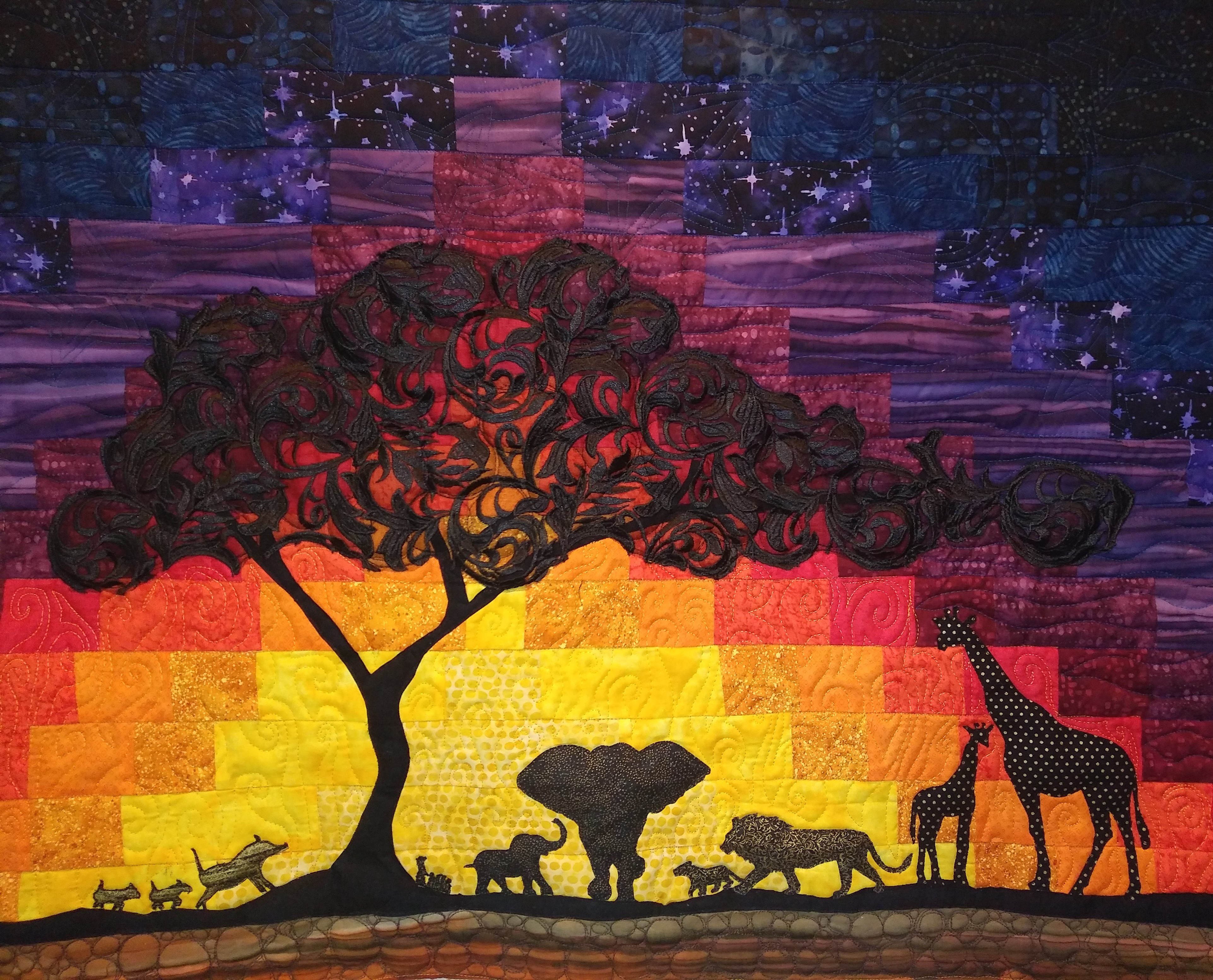 AFRICAN SUNSET QUILT