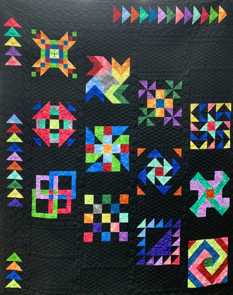 Yvonne finished her Kimberly Einmo Block of the Month