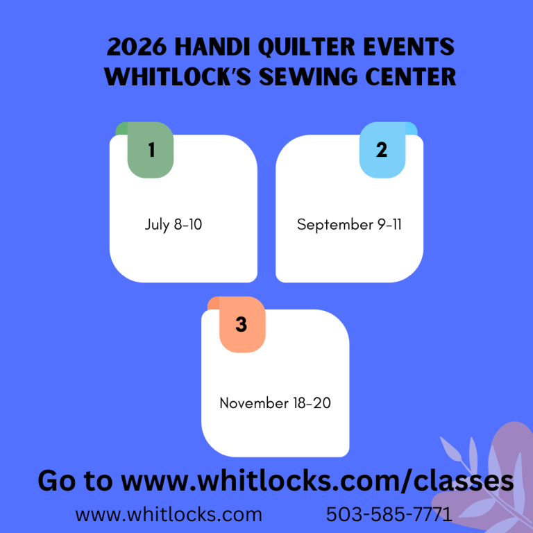 Handi Quilter Hands-On Van Event